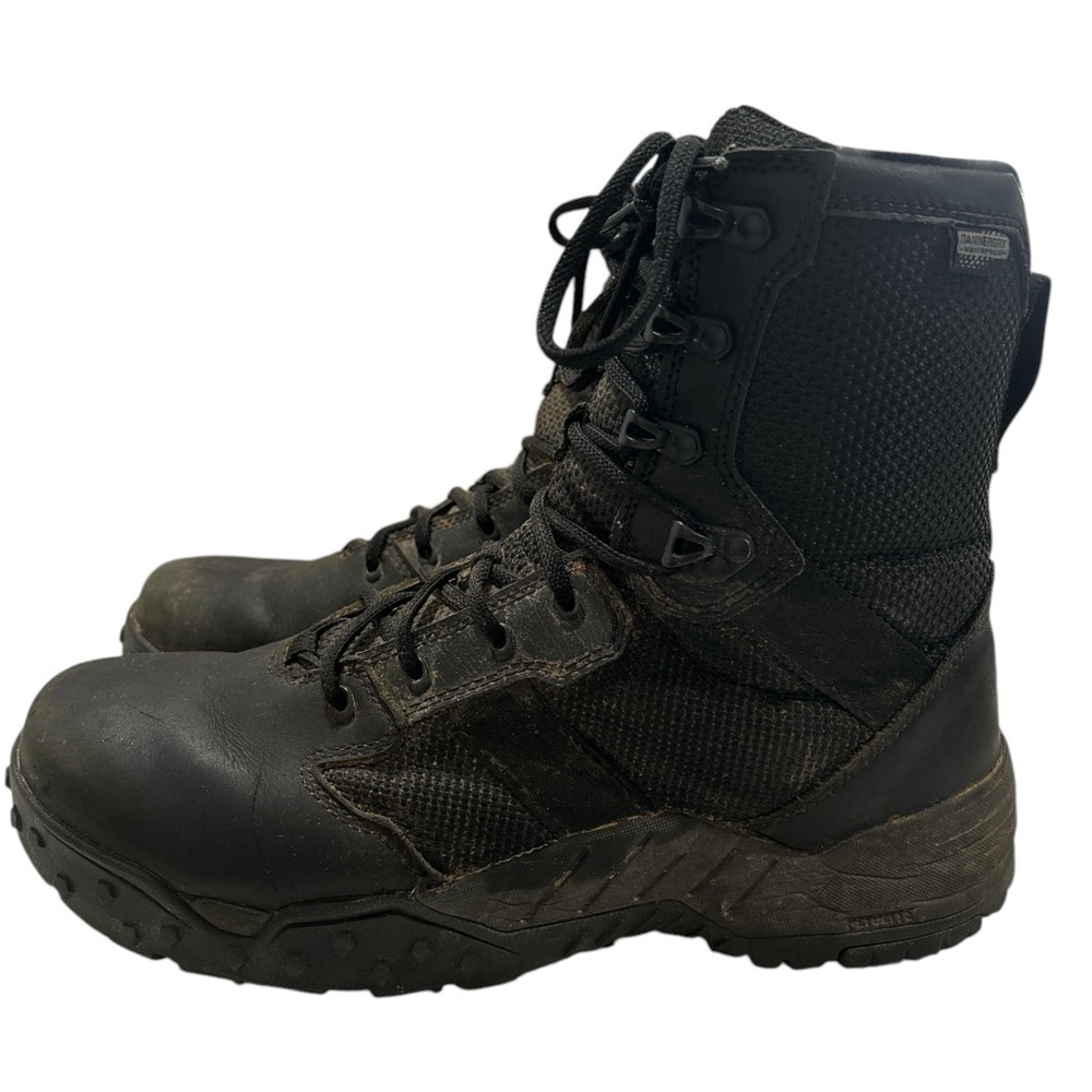 Danner Scorch Side-Zip Men's 8" Black Danner Dry Waterproof Boots - 11.5